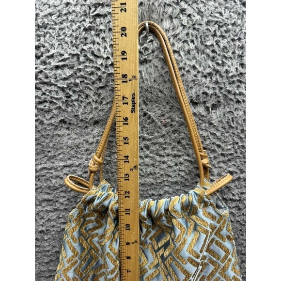 Adam Et Rope Women's Geometric Pattern Drawstring Shoulder Bag Multicolor - Picture 9 of 9